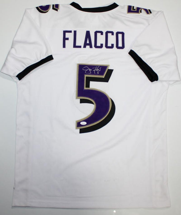 Joe Flacco Signed Autographed Baltimore Ravens Football Jersey (JSA COA)