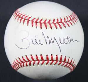 Bill Melton Signed Autographed Official Major League OML Baseball (SA COA)