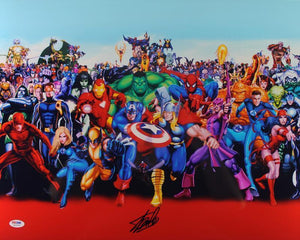 Stan Lee Signed Autographed "Avengers" Glossy 16x20 Photo (PSA/DNA COA)