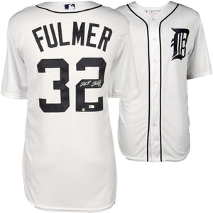 Michael Fulmer Signed Autographed Detroit Tigers Baseball Jersey (MLB Authenticated)