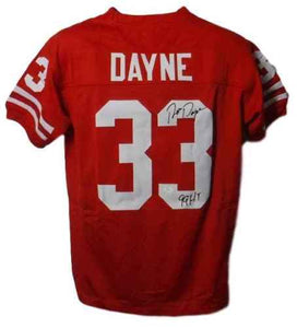 Ron Dayne Signed Autographed Wisconsin Badgers Football Jersey (JSA COA)