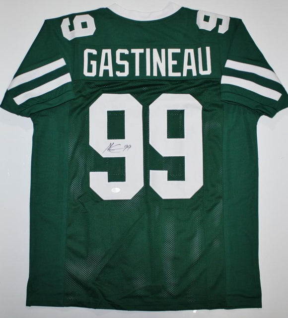 Mark Gastineau Signed Autographed New York Jets Football Jersey (JSA COA)