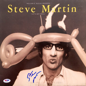 Steve Martin Signed Autographed "Let's Get Small" Record Album (PSA/DNA COA)