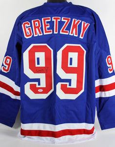 Wayne Gretzky Signed Autographed New York Rangers Hockey Jersey (PSA/DNA COA)