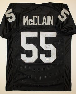 Rolando McClain Signed Autographed Oakland Raiders Football Jersey (JSA COA)