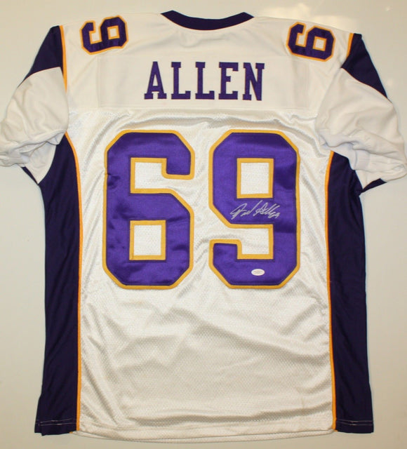 Jared Allen Signed Autographed Minnesota Vikings Football Jersey (JSA COA)