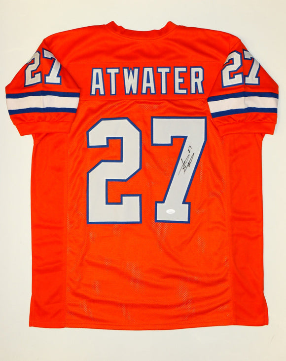 Steve Atwater Signed Autographed Denver Broncos Football Jersey (JSA COA)