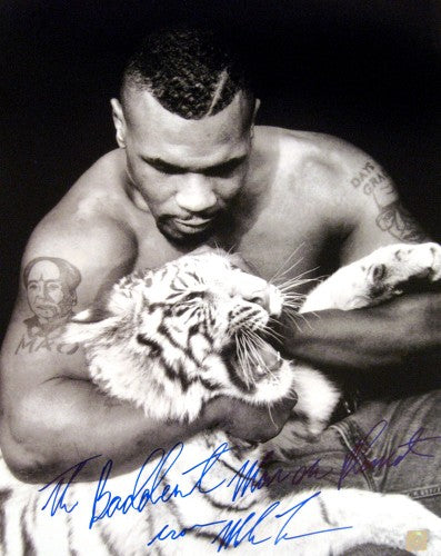 Mike Tyson Signed Autographed 