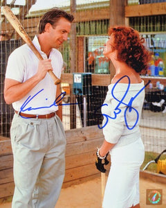Kevin Costner & Susan Sarandon Signed Autographed "Bull Durham" Glossy 8x10 Photo (ASI COA)
