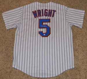 David Wright Signed Autographed New York Mets Baseball Jersey (PSA/DNA COA)