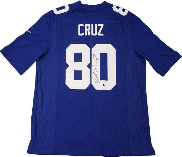 Victor Cruz Signed Autographed New York Giants Football Jersey (Steiner COA)