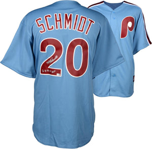 Mike Schmidt Signed Autographed Philadelphia Phillies Baseball Jersey (MLB Authenticated)