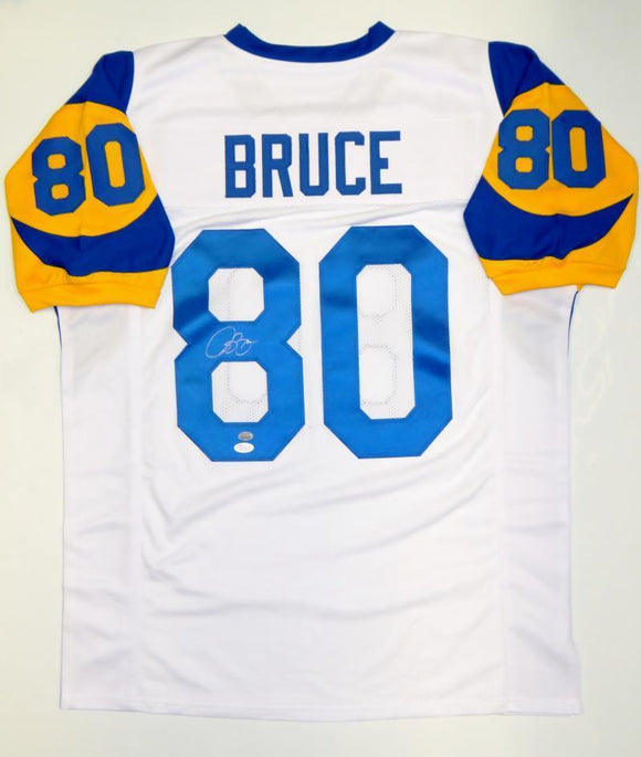 Isaac Bruce Signed Autographed St. Louis Rams Football Jersey (JSA COA)