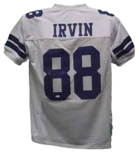 Michael Irvin Signed Autographed Dallas Cowboys Football Jersey (JSA COA)