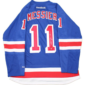 Mark Messier Signed Autographed New York Rangers Hockey Jersey (Steiner COA)