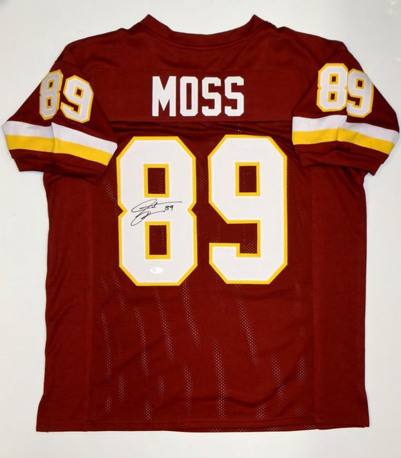 Santana Moss Signed Autographed Washington Redskins Football Jersey (JSA COA)
