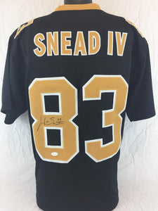 Willie Snead IV Signed Autographed New Orleans Saints Football Jersey (JSA COA)