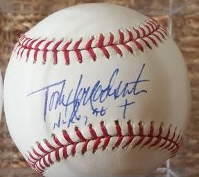 Todd Hollandsworth Signed Autographed "NL ROY" Official Major League OML Baseball (SA COA)