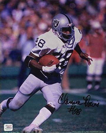 Clarence Davis Signed Autographed Glossy 8x10 Photo Oakland Raiders (AutographReference COA)