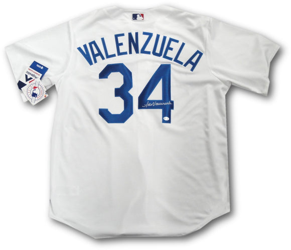 Fernando Valenzuela Signed Autographed Los Angeles Dodgers Baseball Jersey (OnlineAuthentics COA)