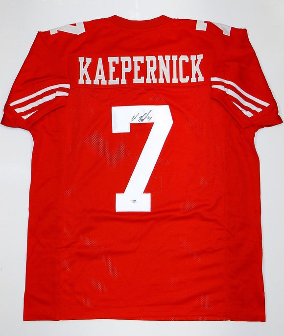Colin Kaepernick Signed Autographed San Francisco 49ers Football Jersey (JSA COA)