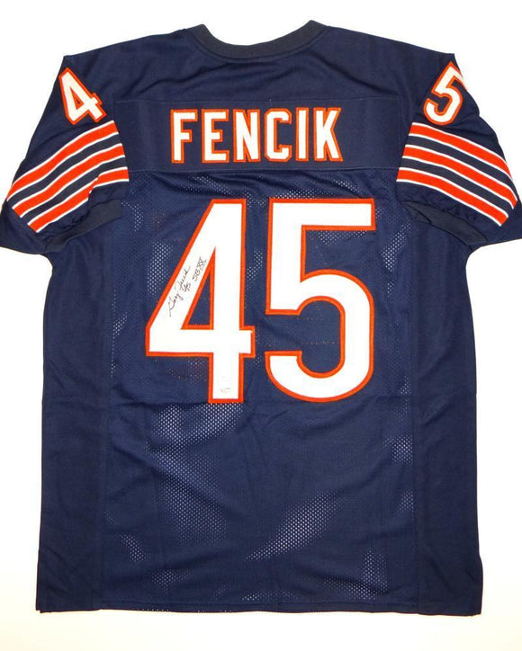 Gary Fencik Signed Autographed Chicago Bears Football Jersey (JSA COA)
