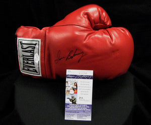 Iran Barkley Signed Autographed Everlast Boxing Glove (JSA COA)