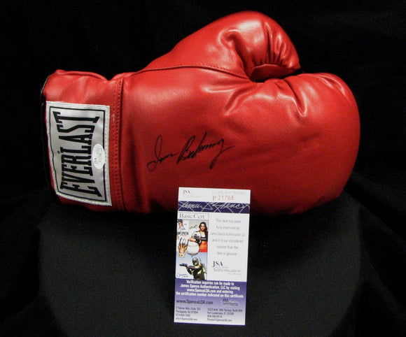 Iran Barkley Signed Autographed Everlast Boxing Glove (JSA COA)