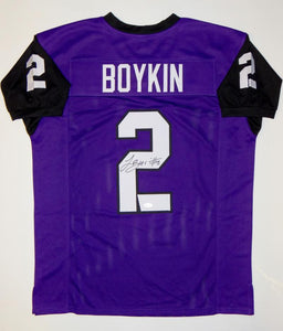 Trevone Boykin Signed Autographed TCU Horned Frogs Football Jersey (JSA COA)