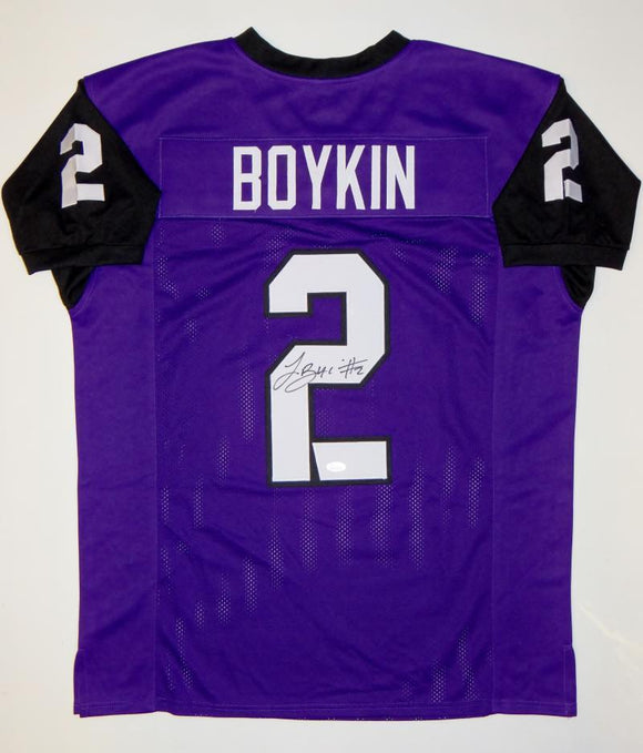 Trevone Boykin Signed Autographed TCU Horned Frogs Football Jersey (JSA COA)