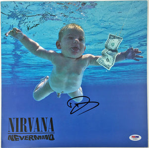Dave Grohl Signed Autographed "Nevermind" Nirvana Record Album (PSA/DNA COA)