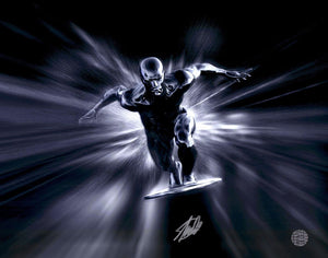 Stan Lee Signed Autographed "Silver Surfer" Glossy 16x20 Photo (Stan Lee Holo)