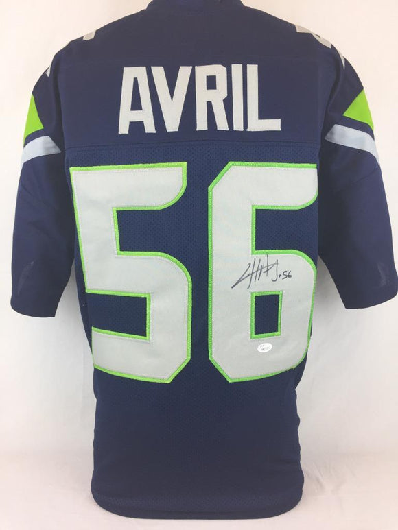 Cliff Avril Signed Autographed Seattle Seahawks Football Jersey (JSA COA)