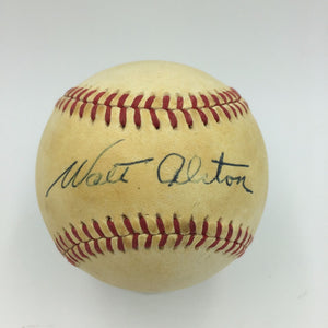 Walt Alston Signed Autographed Official National League (ONL) Baseball - JSA COA