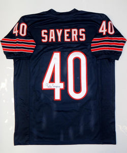 Gale Sayers Signed Autographed Chicago Bears Football Jersey (JSA COA)