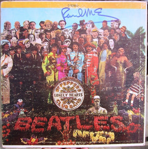Paul McCartney Signed Autographed "Sgt. Pepper's" Record Album (PSA/DNA COA)