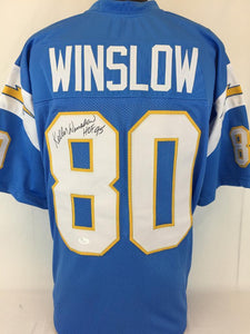 Kellen Winslow Signed Autographed San Diego Chargers Football Jersey (JSA COA)