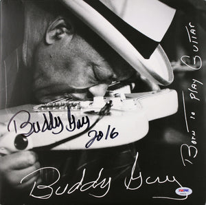 Buddy Guy Signed Autographed "Born to Play Guitar" Record Album (PSA/DNA COA)