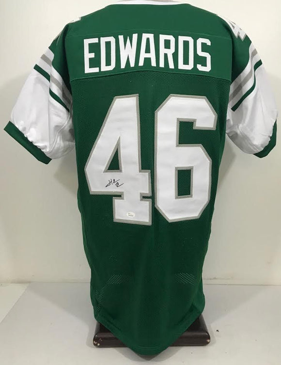 Herm Edwards Signed Autographed Philadelphia Eagles Football Jersey (JSA COA)