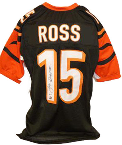 John Ross Signed Autographed Cincinnati Bengals Football Jersey (John Ross Authenticated)