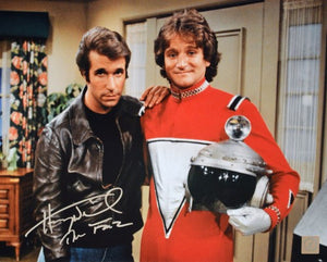 Henry Winkler Signed Autographed "Happy Days" Glossy 11x14 Photo (ASI COA)