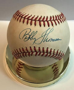 Bobby Thomson Signed Autographed Official National League ONL Baseball (SA COA)