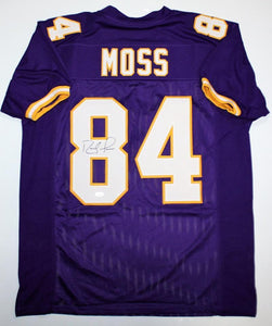 Randy Moss Signed Autographed Minnesota Vikings Football Jersey (JSA COA)