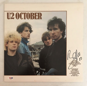 Bono Signed Autographed "October" U2 Record Album (PSA/DNA COA)