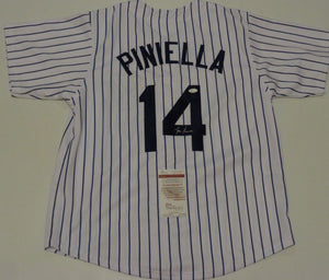 Lou Piniella Signed Autographed New York Yankees Baseball Jersey (JSA COA)