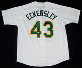 Dennis Eckersley Signed Autographed Oakland A's Baseball Jersey (JSA COA)