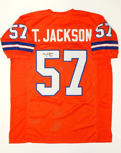 Tom Jackson Signed Autographed Denver Broncos Football Jersey (JSA COA)