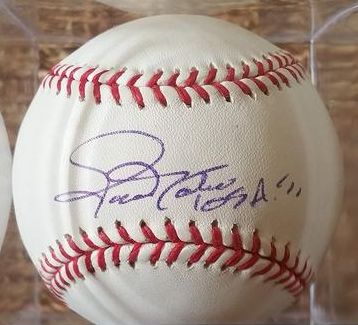 Joe Nathan Signed Autographed Official Major League OML Baseball (SA COA)