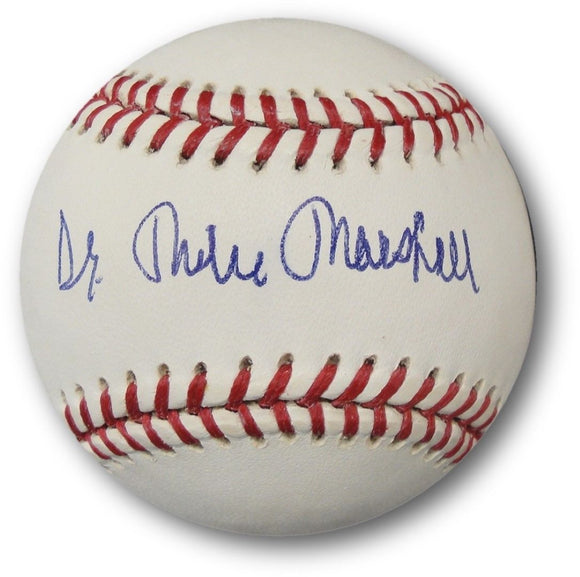 Dr. Mike Marshall Signed Autographed Official Major League (OML) Baseball - JSA COA