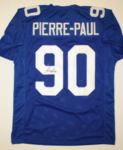 Jason Pierre-Paul Signed Autographed New York Giants Football Jersey (JSA COA)